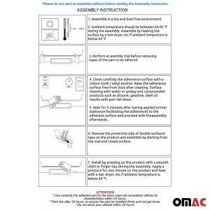 Toyota Camry Tailgate Handle Cover - Omac - Sensor - Brushed Silver - '07-'11